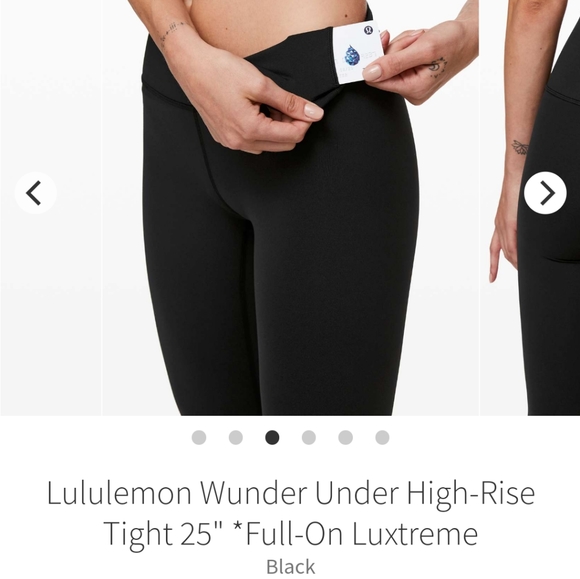 Lululemon Wunder under high-rise tight tight "25 full-on luxtreme - Picture 3 of 8